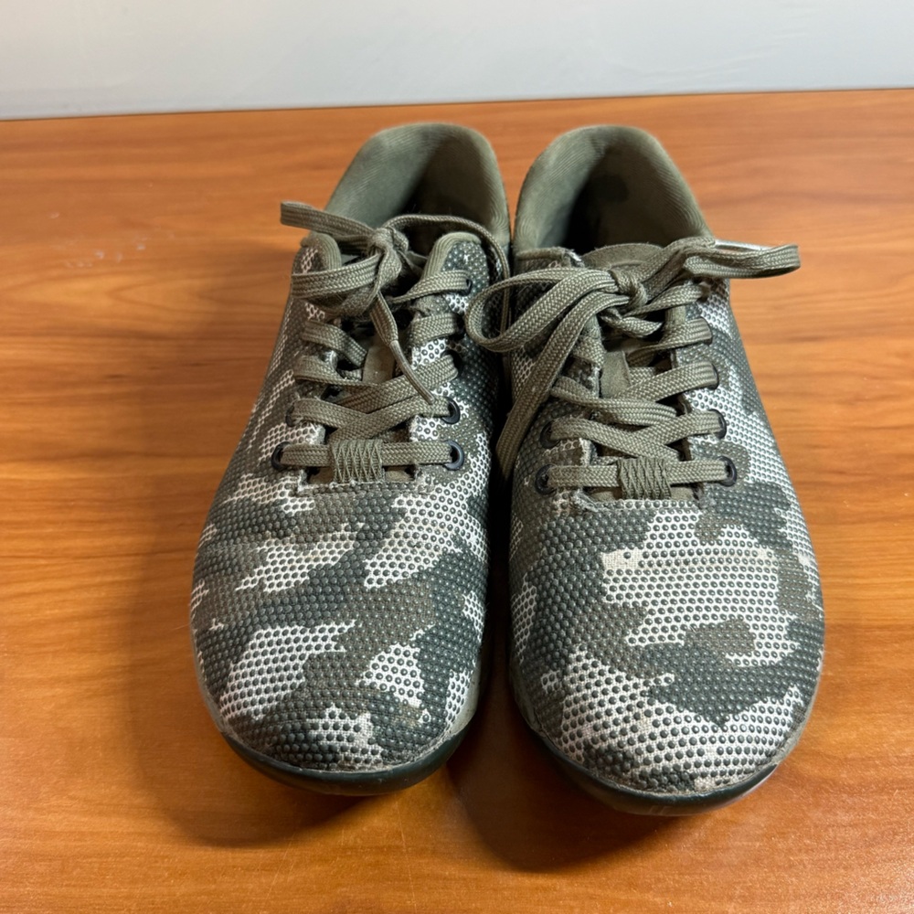NOBULL Women's Outwork Shoe Sneaker Weight Lifting Workout Superfabric Camo Flat - Picture 5 of 9